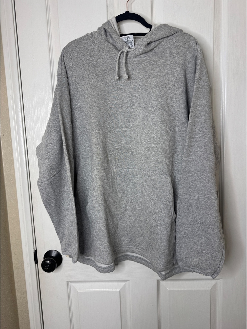 Vintage Tommy Jeans Hoodie XL Made in USA Gray Tommy Hilfiger 90s Pullover